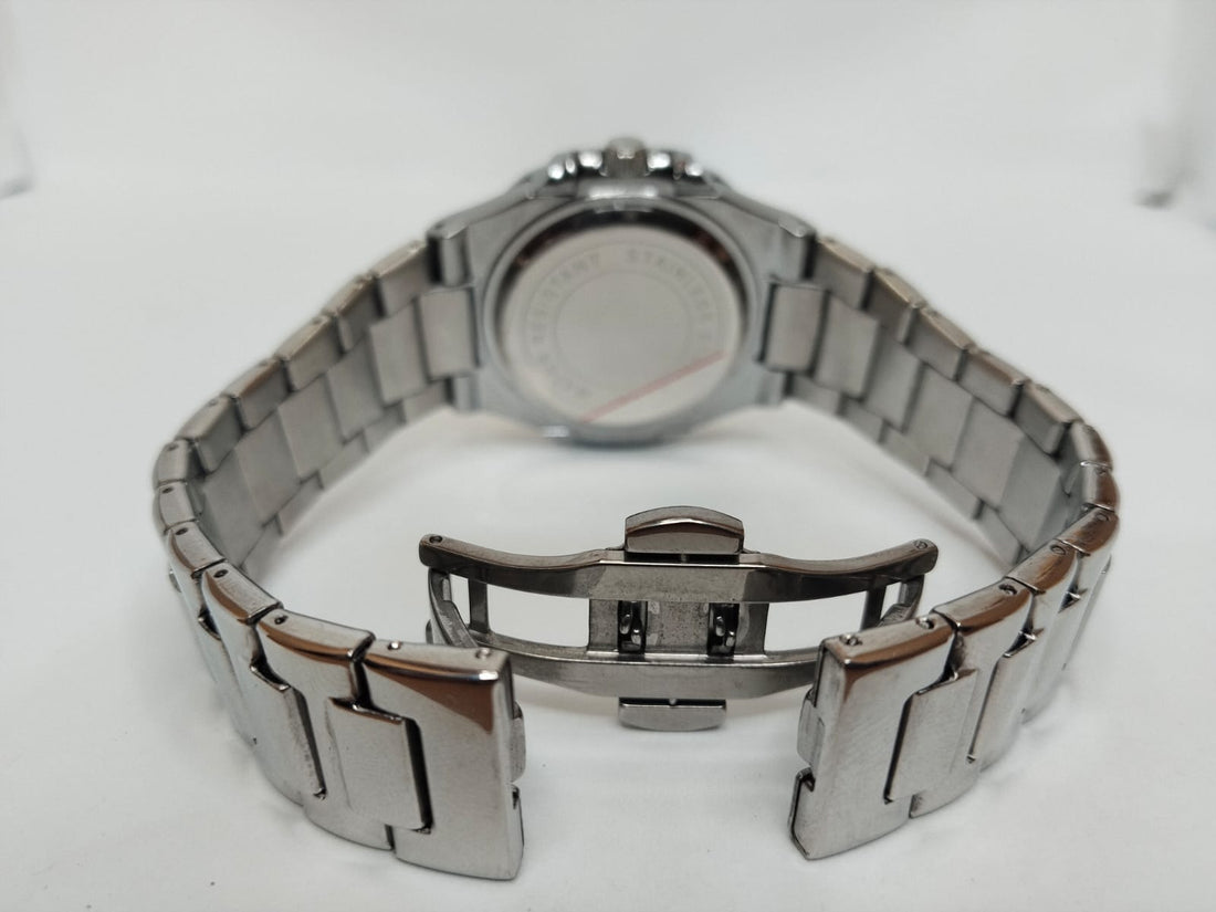 Patek Philippe Style Silver Watch – Blue Dial